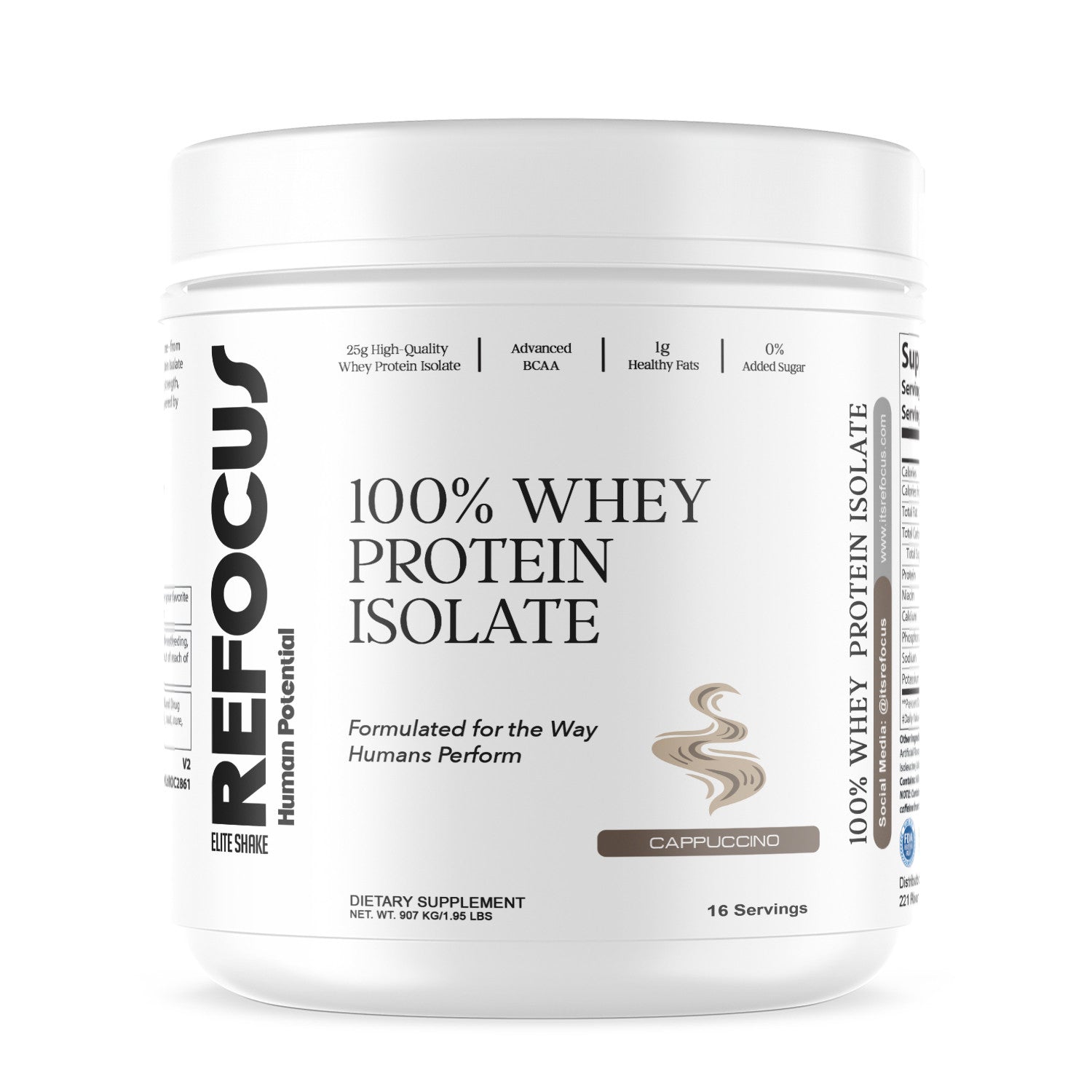 100% Whey Protein Isolate – REFOCUS