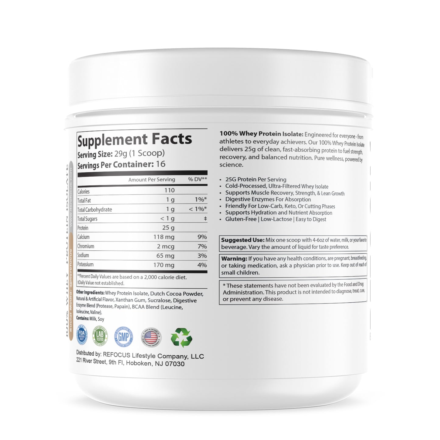 100% Whey Protein Isolate