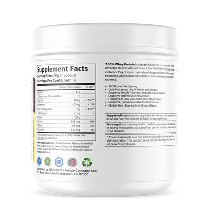 100% Whey Protein Isolate