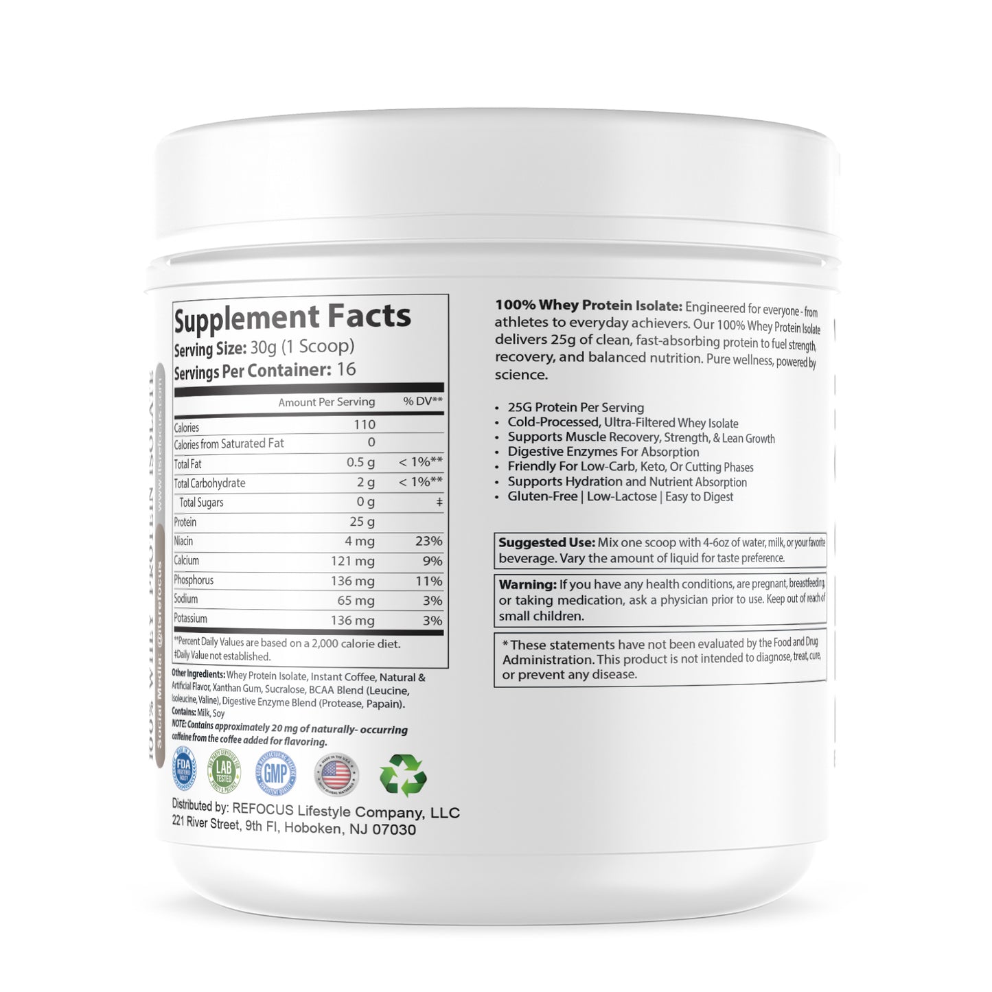 100% Whey Protein Isolate