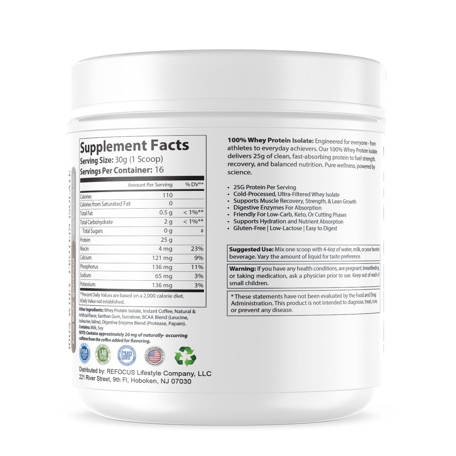 100% Whey Protein Isolate