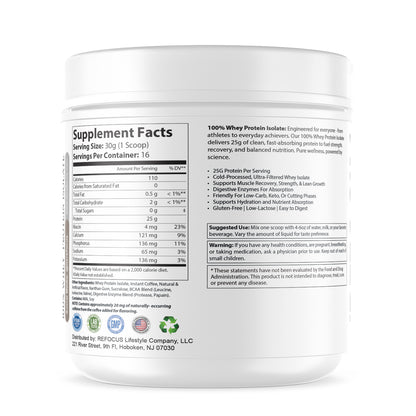 100% Whey Protein Isolate