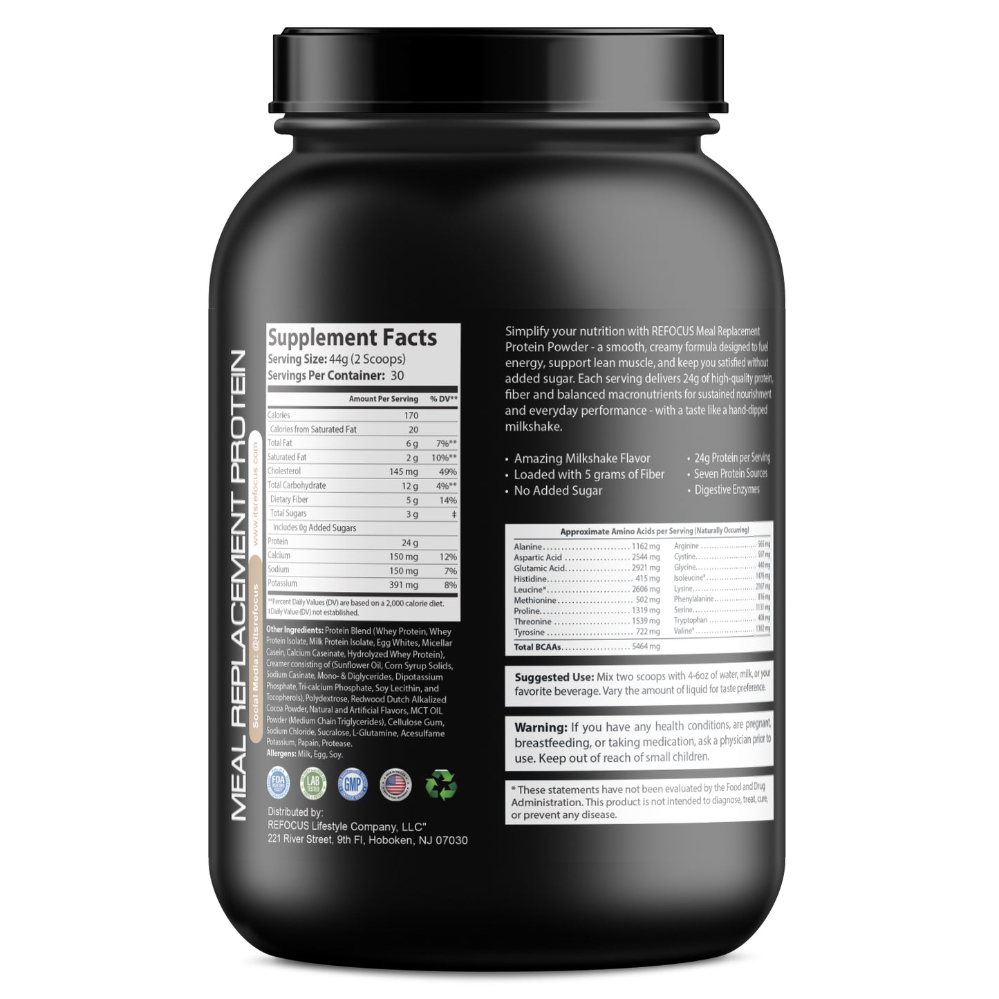 Meal Replacement Protein+ Powder