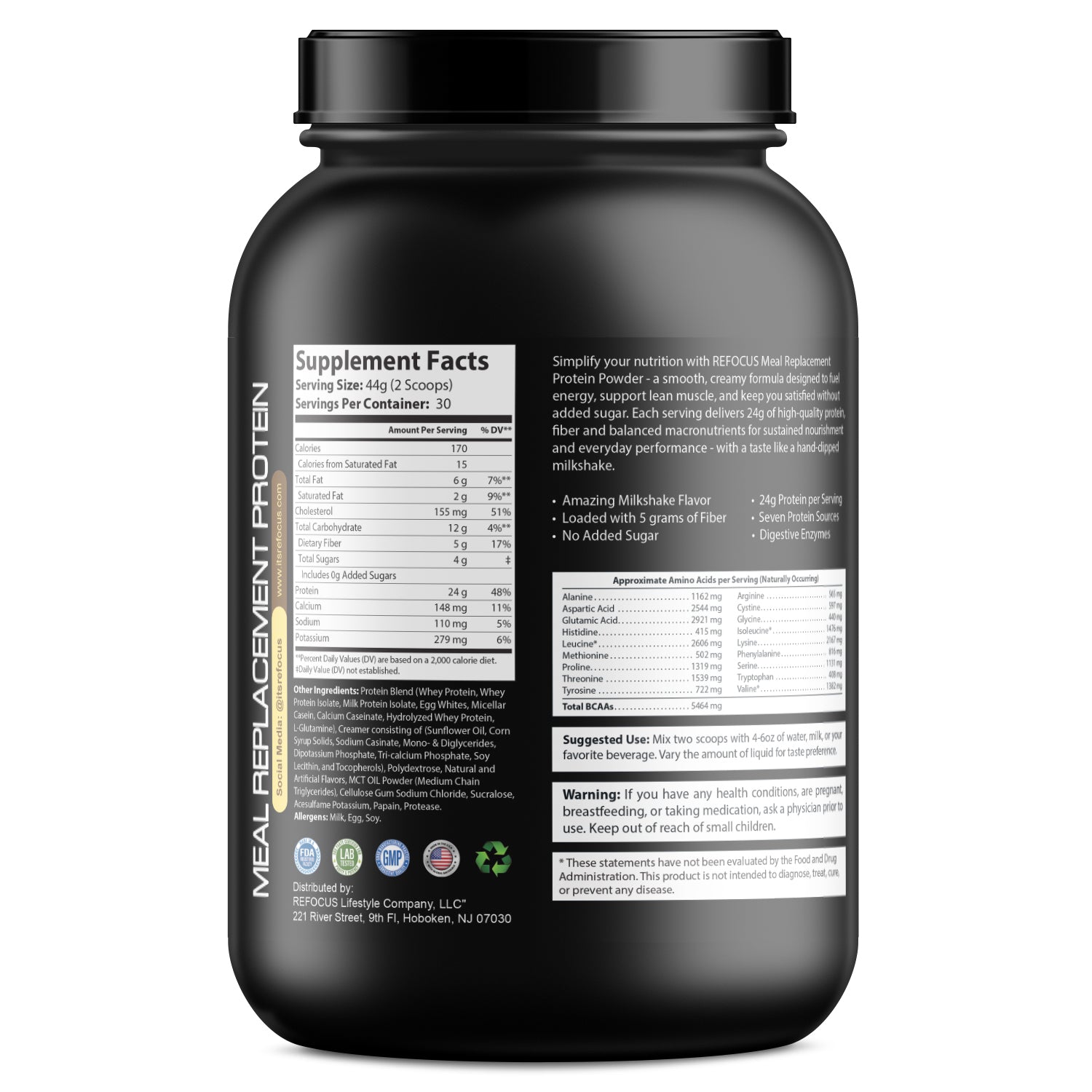 Meal Replacement Protein+ Powder